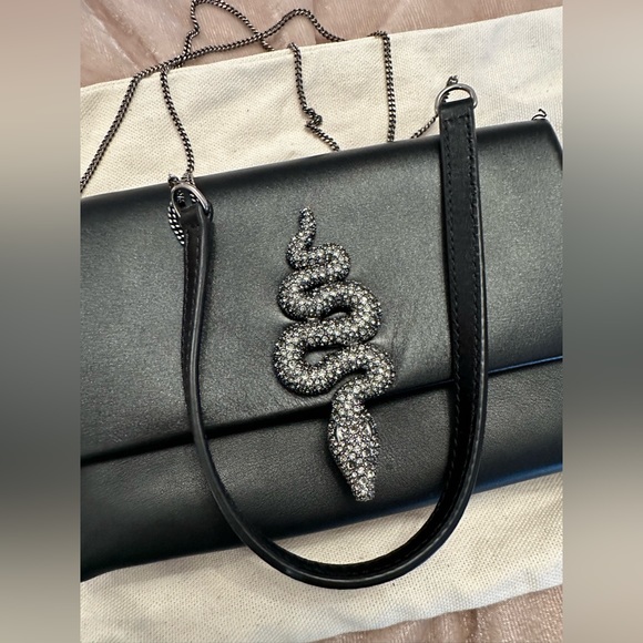 Valentino embellished snake crossbody. - Picture 3 of 6